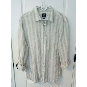 Armani Exchange Button-Up 100% Cotton Shirt!